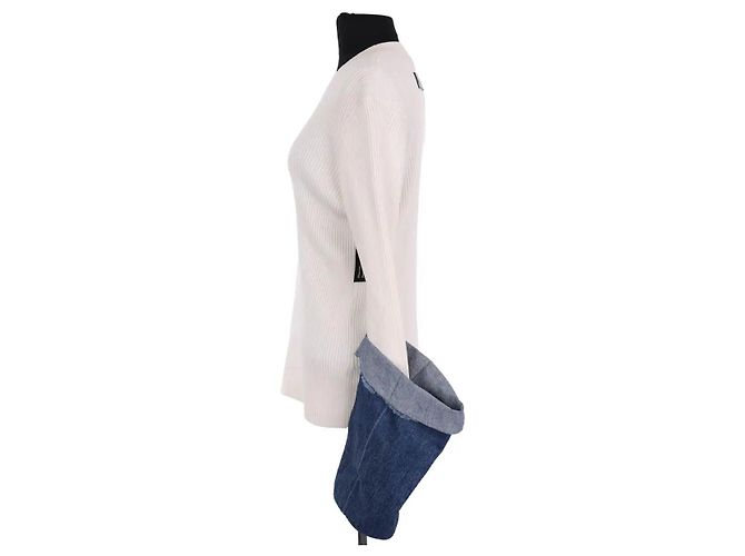 JW Anderson Top ecru Crudo - vista 3