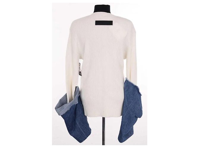 JW Anderson Top ecru Crudo - vista 4