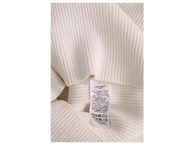 JW Anderson Top ecru Crudo - vista 6