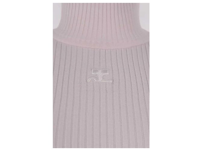 Courreges Jersey Courrèges rosa de viscosa M - vista 2