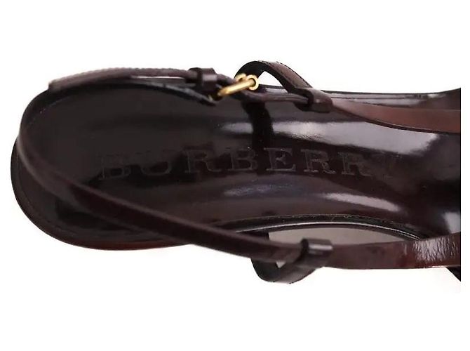 Burberry Weinrote Absätze Bordeaux - Ansicht 6