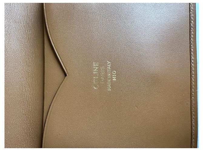 Céline Vintage Celine Macadam Monogram Canvas Wallet Beige Brown - view 5