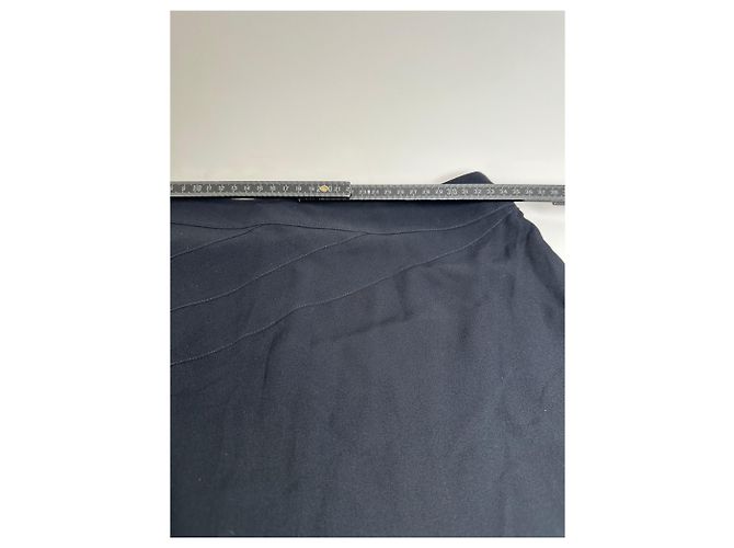 Gonna di seta vintage Chanel nera M Nero - vista 8
