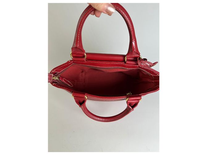 Vintage Courreges Ledertasche Rot Gold - Ansicht 13