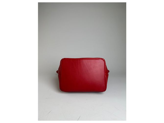 Vintage Courreges Ledertasche Rot Gold - Ansicht 9