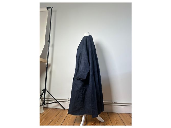 New Look Cappotto lungo vintage Dior Blu scuro L Blu navy - vista 2