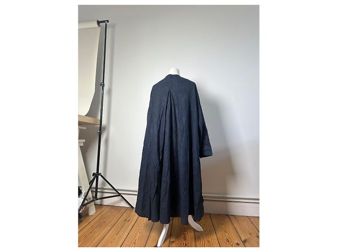 New Look Cappotto lungo vintage Dior Blu scuro L Blu navy - vista 3