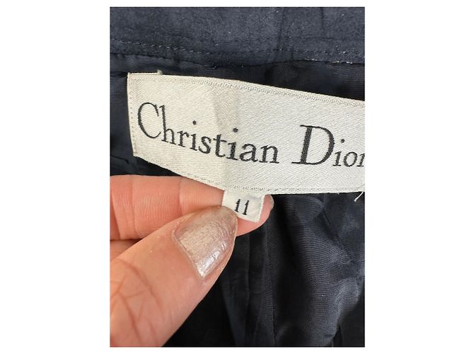 New Look Cappotto lungo vintage Dior Blu scuro L Blu navy - vista 5