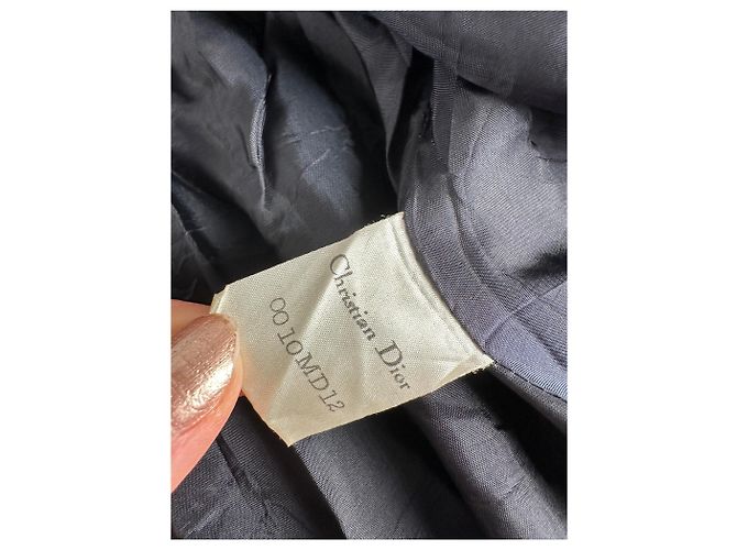 New Look Cappotto lungo vintage Dior Blu scuro L Blu navy - vista 8