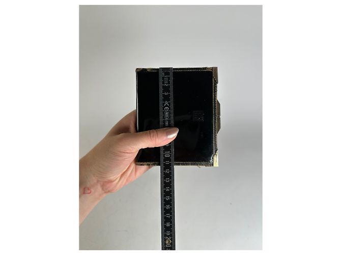 Vintage Givenchy Patent Leather Wallet Black Gold - view 9