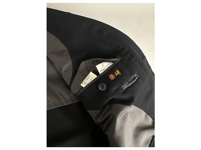 Vintage Burberry Wollmischung Blazer Dunkelgrau XL - Ansicht 8