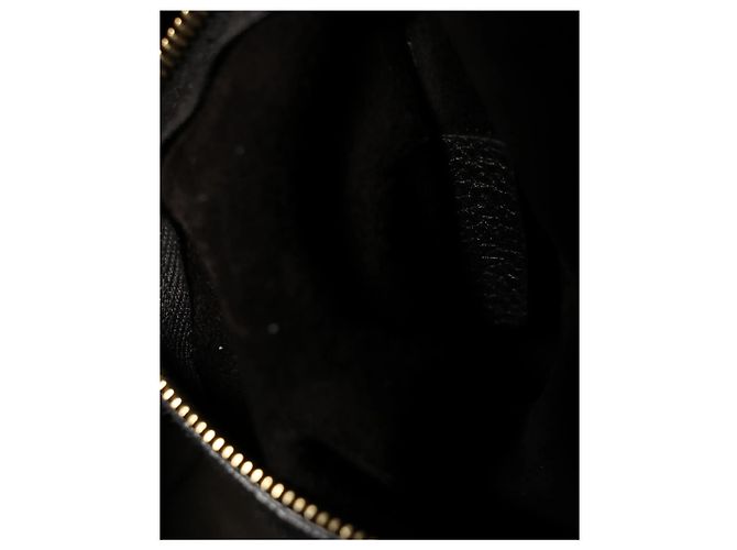 Céline CELINE Seau Sangle Bucket Leather Shoulder Bag en noir - vue 11