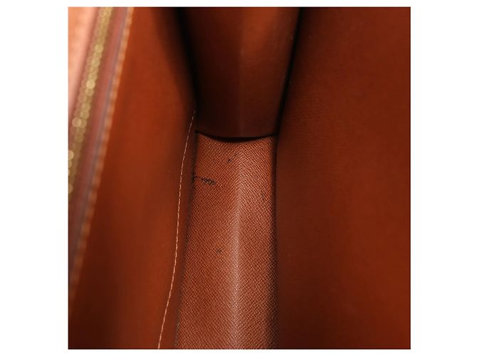 Borsa Louis Vuitton Monceau in tela Monogram marrone M51187 - vista 10