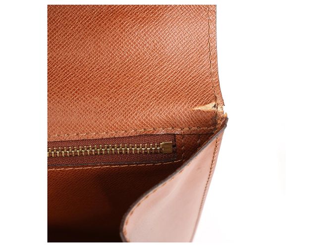 Borsa Louis Vuitton Monceau in tela Monogram marrone M51187 - vista 14