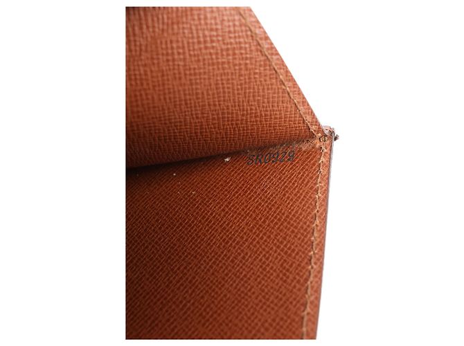 Borsa Louis Vuitton Monceau in tela Monogram marrone M51187 - vista 9