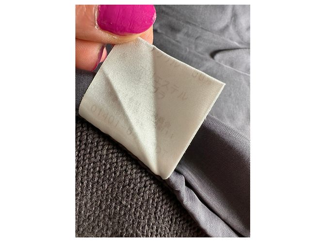 Vintage Burberry Woll-Check-Pullover für Herren Dunkelgrau M - Ansicht 12