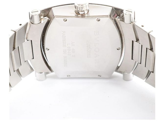 Bulgari Relógio Bvlgari Assioma AA48S L6648 SS WZ com mostrador bege Prata - vista 12