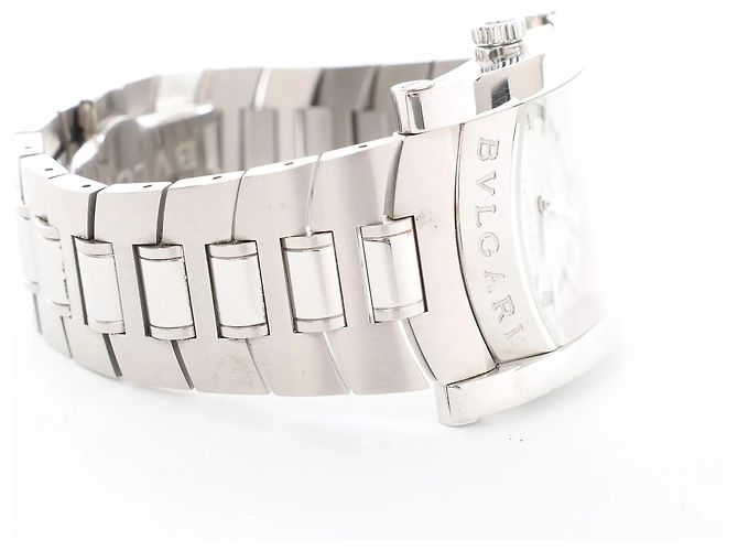 Bulgari Relógio Bvlgari Assioma AA48S L6648 SS WZ com mostrador bege Prata - vista 9