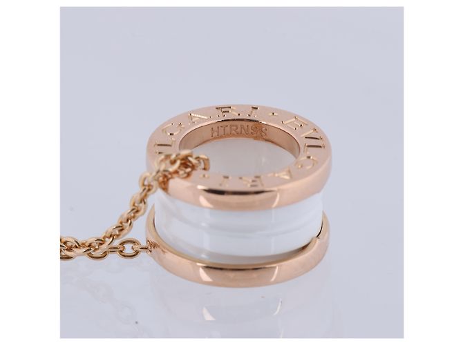Bulgari Collana Bvlgari B.Zero 1 750 (PG) × Ceramic 12.1g 346082 Bianco - vista 11
