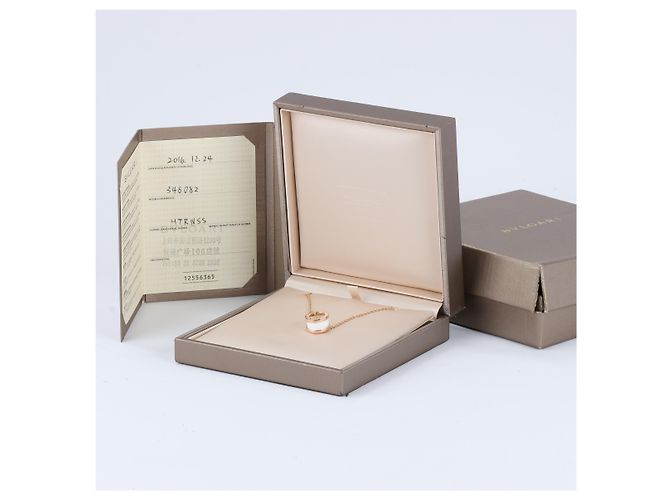 Bulgari Collana Bvlgari B.Zero 1 750 (PG) × Ceramic 12.1g 346082 Bianco - vista 12