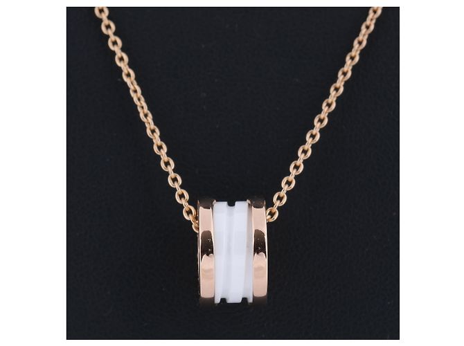 Bulgari Collana Bvlgari B.Zero 1 750 (PG) × Ceramic 12.1g 346082 Bianco - vista 2