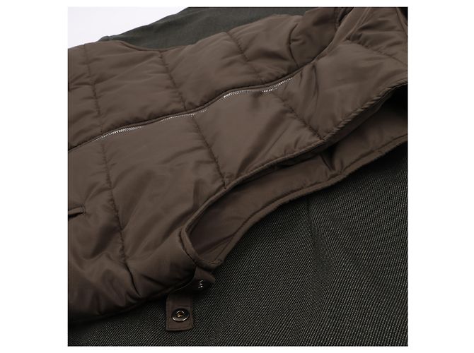 CC Collection Corneliani Wolljacke mit abnehmbarer Steppweste, Größe 50 Braun - Ansicht 7