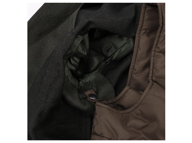 CC Collection Corneliani Wolljacke mit abnehmbarer Steppweste, Größe 50 Braun - Ansicht 9