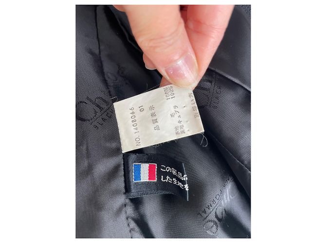 Clare Chloé Vintage Chloe Wool Blend Jacket Black L - view 10