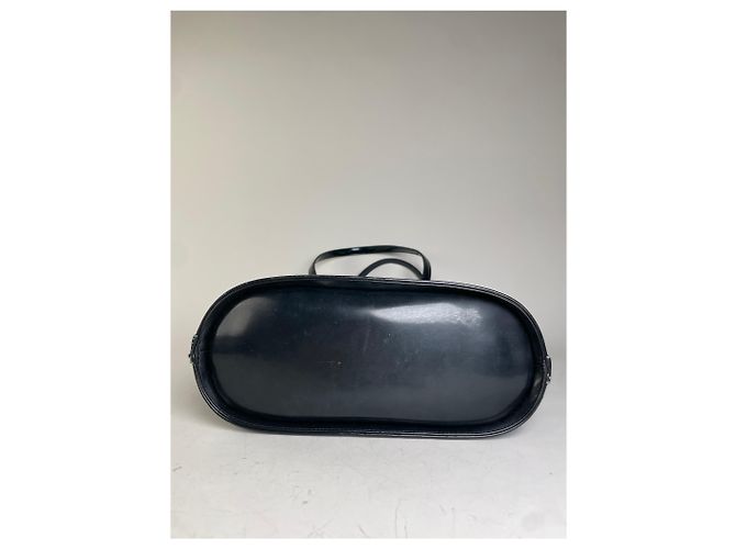 Tote in mesh e pelle vintage Courreges nero argento - vista 8