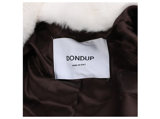 Abrigo de piel de conejo DONDUP, Marrón, Talla 42 IT Castaño - vista 15