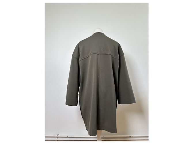 Vintage Givenchy Wollmischung Mantel Olivgrün L - Ansicht 14