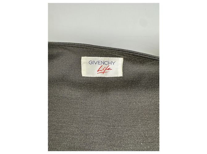 Vintage Givenchy Wollmischung Mantel Olivgrün L - Ansicht 6