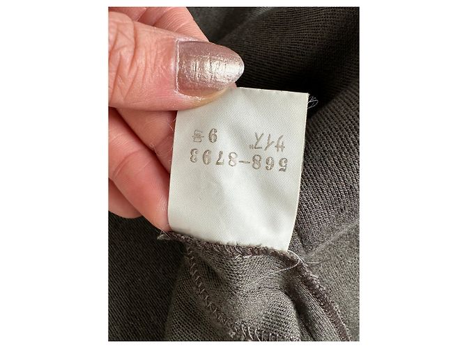 Vintage Givenchy Wollmischung Mantel Olivgrün L - Ansicht 8