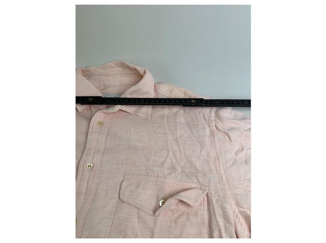 Camicia in cotone vintage Dior Rosa chiaro L - vista 12