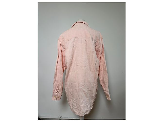 Camicia in cotone vintage Dior Rosa chiaro L - vista 15