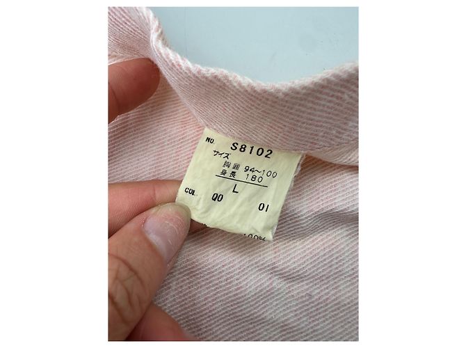 Camicia in cotone vintage Dior Rosa chiaro L - vista 6