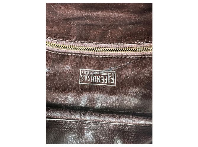 Vintage Fendi FF Monogram Canvas Schultertasche Braun Beige - Ansicht 5
