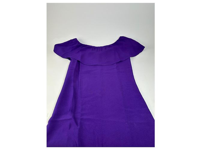 Vintage Miu Miu Baumwollkleid Lila M - Ansicht 10