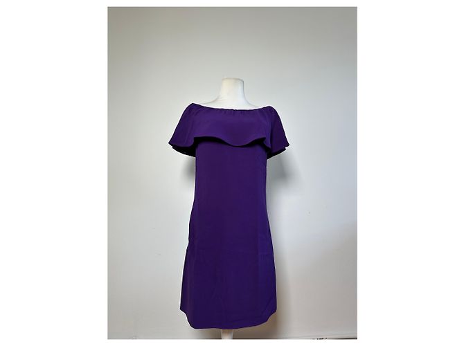 Vintage Miu Miu Baumwollkleid Lila M - Ansicht 14