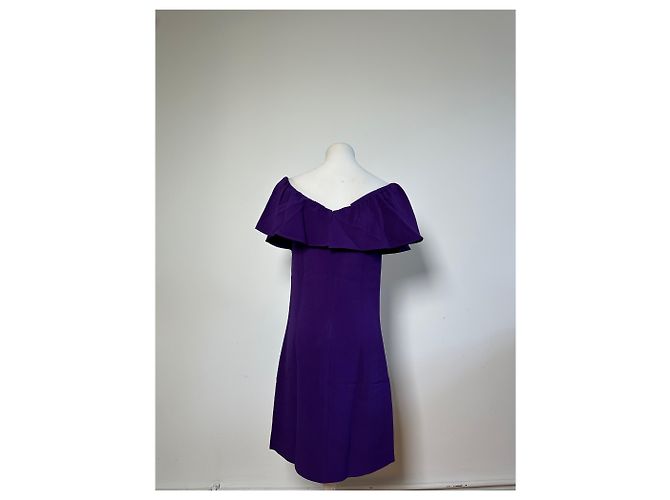 Vintage Miu Miu Baumwollkleid Lila M - Ansicht 15