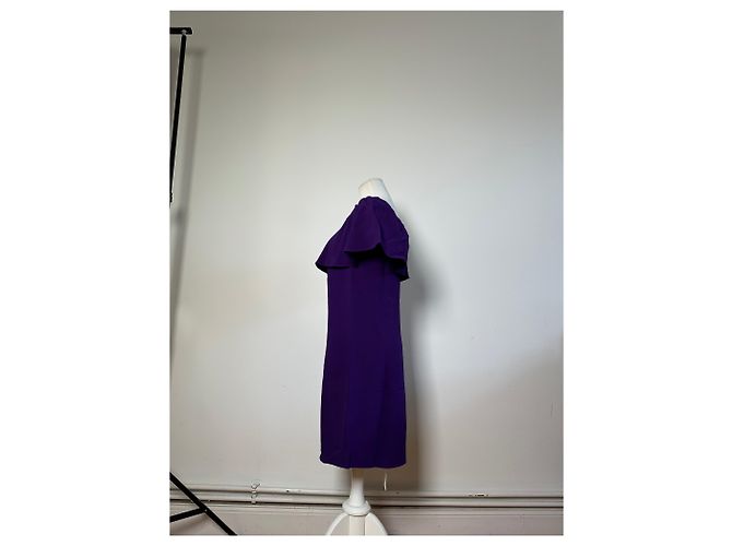 Vintage Miu Miu Baumwollkleid Lila M - Ansicht 2