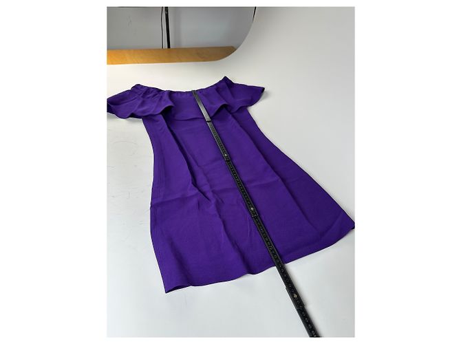 Vintage Miu Miu Baumwollkleid Lila M - Ansicht 8