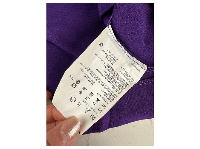 Vintage Miu Miu Baumwollkleid Lila M - Ansicht 9
