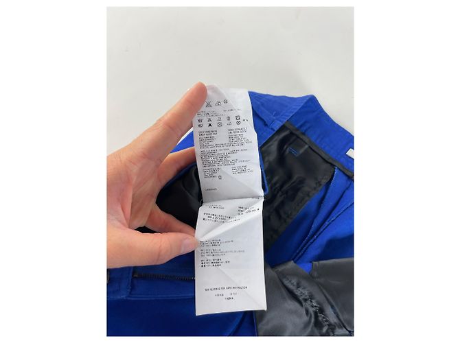 Vintage Miu Miu Baumwollmischung Hose Hellblau L - Ansicht 11