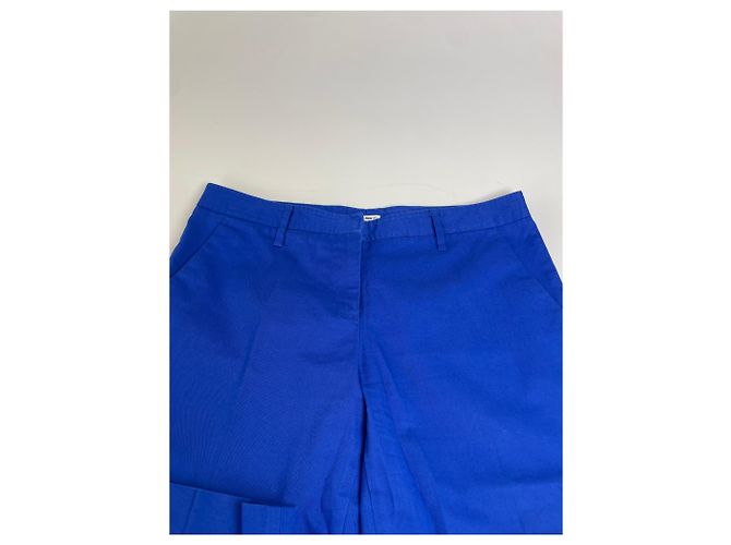 Vintage Miu Miu Baumwollmischung Hose Hellblau L - Ansicht 3