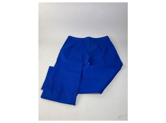 Vintage Miu Miu Baumwollmischung Hose Hellblau L - Ansicht 4