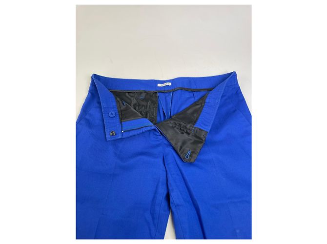 Vintage Miu Miu Baumwollmischung Hose Hellblau L - Ansicht 8