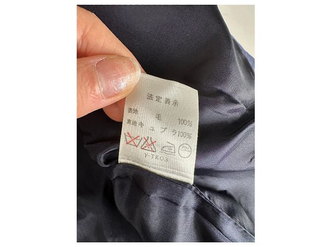Vintage Dior Wool Jacket Navy S Navy blue - view 13