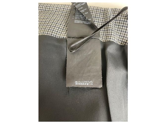 Everyday Gonna vintage Balenciaga pied-de-poule nero e bianco M - vista 10