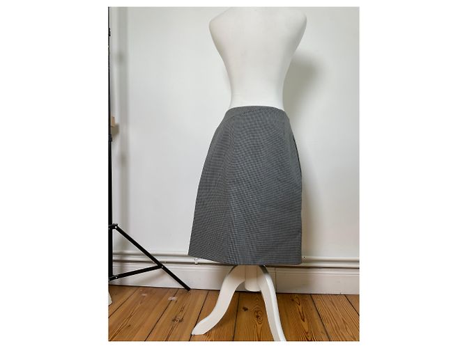 Everyday Gonna vintage Balenciaga pied-de-poule nero e bianco M - vista 3